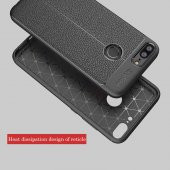 Huawei P Smart 2018 Kılıf Niss Antişok Korumalı Deri Silikon Kapak - 9