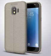 Samsung Galaxy J2 Pro 2018 Kılıf Niss Antişok Korumalı Deri Silikon Kapak - 4