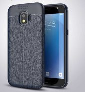 Samsung Galaxy J2 Pro 2018 Kılıf Niss Antişok Korumalı Deri Silikon Kapak - 5
