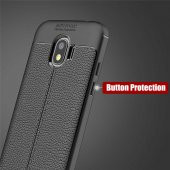 Samsung Galaxy J2 Pro 2018 Kılıf Niss Antişok Korumalı Deri Silikon Kapak - 7
