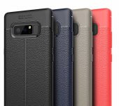 Samsung Galaxy Note 8 Kılıf Niss Antişok Korumalı Deri Silikon Kapak - 1