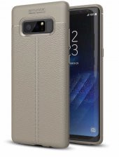 Samsung Galaxy Note 8 Kılıf Niss Antişok Korumalı Deri Silikon Kapak - 5