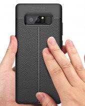 Samsung Galaxy Note 8 Kılıf Niss Antişok Korumalı Deri Silikon Kapak - 8