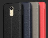 Xiaomi Redmi 5 Plus Kılıf Niss Antişok Korumalı Deri Silikon Kapak - 1