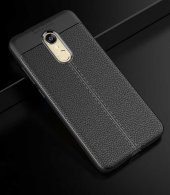 Xiaomi Redmi 5 Plus Kılıf Niss Antişok Korumalı Deri Silikon Kapak - 7