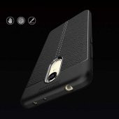 Xiaomi Redmi 5 Plus Kılıf Niss Antişok Korumalı Deri Silikon Kapak - 12