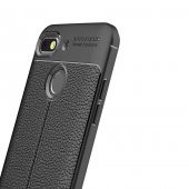 General Mobile 8 Go Kılıf Niss Antişok Korumalı Deri Silikon Kapak - 8