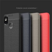 Xiaomi Mi A2 Lite Kılıf Niss Antişok Korumalı Deri Silikon Kapak - 1