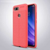 Xiaomi Mi 8 Lite Kılıf Niss Antişok Korumalı Deri Silikon Kapak - 2