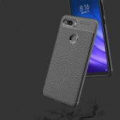 Xiaomi Mi 8 Lite Kılıf Niss Antişok Korumalı Deri Silikon Kapak - 9