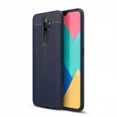 Oppo A5 2020 Kılıf Niss Antişok Korumalı Deri Silikon Kapak - 4