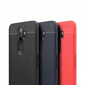 Oppo A5 2020 Kılıf Niss Antişok Korumalı Deri Silikon Kapak - 6