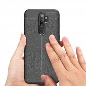 Oppo A5 2020 Kılıf Niss Antişok Korumalı Deri Silikon Kapak - 8