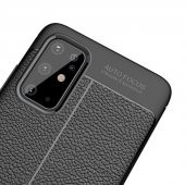 Samsung Galaxy S20 Plus Kılıf Niss Antişok Korumalı Deri Silikon Kapak - 12