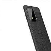 Samsung Galaxy S20 Ultra Kılıf Niss Antişok Korumalı Deri Silikon Kapak - 7