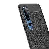 Xiaomi Mi 10 Kılıf Niss Antişok Korumalı Deri Silikon Kapak - 7