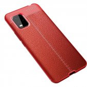 Xiaomi Mi 10 Lite Kılıf Niss Antişok Korumalı Deri Silikon Kapak - 3