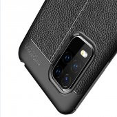 Xiaomi Mi 10 Lite Kılıf Niss Antişok Korumalı Deri Silikon Kapak - 10