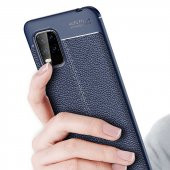 Xiaomi Mi 10 Lite Kılıf Niss Antişok Korumalı Deri Silikon Kapak - 12