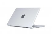 Macbook 14.2 2021 A2242 Şeffaf Sert Koruma Kapağı Hava Kanallı Msofty - 10