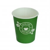 Karton Bardak 8 Oz Kullan At Çay Kahve Sıcak Kağıt Otomat Bardağı 50 li 1 Paket - 4