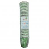 LokmanAVM Karton Bardak 8 Oz Kullan At Çay Kahve Sıcak Kağıt Otomat Bardağı 50 li 1 Paket - 5