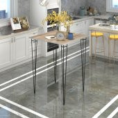 Knsz masa sandalye takımı hem105zengin crdsyh 070*070 2 sandalye syhsyh kolçaklı thumbnail 1