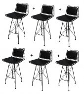 Knsz masa sandalye takımı hem105zengin byzsyh 130*070 6 sandalye syhsyh sırt minderli thumbnail 2