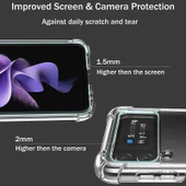 Gpack Samsung Galaxy Z Flip 3 Kılıf AntiShock Korumalı Silikon - 4