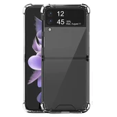 Gpack Samsung Galaxy Z Flip 3 Kılıf AntiShock Korumalı Silikon - 1