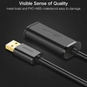 Ugreen USB 2.0 Sinyal Güçlendiricili Uzatma Kablosu 5 Metre - 11