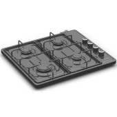 Ferre D40 B 4 Gözü Gazlı Ultra Slim Gövde Set Üstü Ocak - Siyah - 1