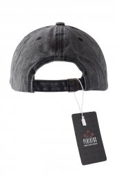 Perlotus Jeep Metal Logolu Siyah Eskitme Beyzbol Şapka - 5