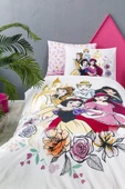Özdilek Princess Rose Tek Kişilik Lisanslı Lastikli Çarşaf Nevresim Takımı 5797 thumbnail 1