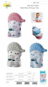 babyjem kirpi diş kaşıyıcı eldiven - 1