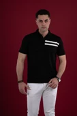 POLO YAKA MİCROFİLAMENT KUMAŞ SLİMFİT ERKEK T-SHİRT - 3