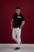 POLO YAKA MİCROFİLAMENT KUMAŞ SLİMFİT ERKEK T-SHİRT - 1
