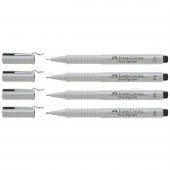 Faber-Castell Teknik Çizim Kalemi Seti Faber-Castell Pigment 4 lü Teknik Kalem Seti - 1