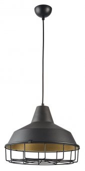 MYLİGHTS BEYAZ İÇİ ALTIN AHŞAP SÜSLÜ  METAL SARKIT AVİZE - 2