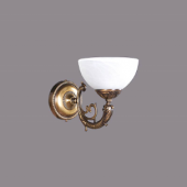 MYLİGHTS  RUSTİK ESKİTME ZAMAK DÖKÜM APLİK OPAL CAM - 2