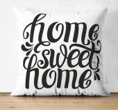 Mart Home Sweet Home Amanda Kırlent Kılıfı Beyaz - 1