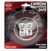 Geseus Boss Extreme Çok Güçlü Oto Aksesuar Montaj Bandı 12mmx4.6Mt thumbnail 5