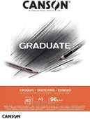 Canson Graduate Pad Cangrad Sketch A5 96gr 40yp Blok / 400110361 - 1