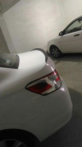 Peugeot 301 Piano black Anatomik üniversal spoiler 120cm Elastik bagaj üstü çıta - 3