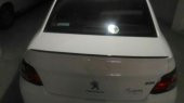 Peugeot 301 Piano black Anatomik üniversal spoiler 120cm Elastik bagaj üstü çıta - 4