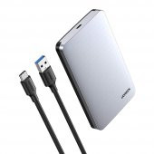 Ugreen USB Type-C 3.1 Gen2 2.5 Inch HDD SSD Alüminyum Harici Disk Kutusu - 1