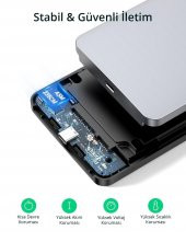 Ugreen USB Type-C 3.1 Gen2 2.5 Inch HDD SSD Alüminyum Harici Disk Kutusu - 7