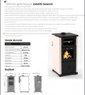 Dorello vera Dila (25kw) Odun/kömür Kalorifer katı yakıtlı soba Kaloriferli - 5