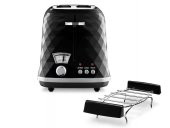 Delonghi CTJ2103 BK FRONT Bianco Ekmek Kızartma Makinesi Siyah - 2