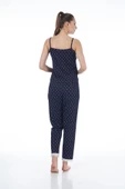 Estiva 22103 Kadın Puantiyeli Askılı Viskon Pijama Takımı - 3